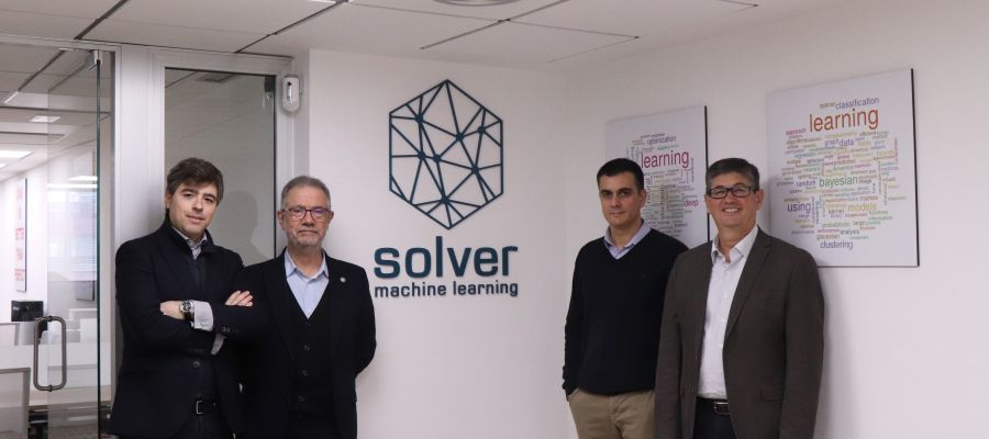 foto del equipo directivo Solver en sus oficinas